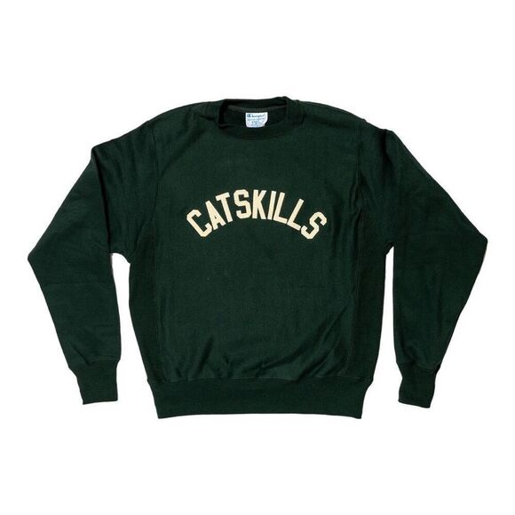 Champion CATSKILLS Sweatshirt Reverse Weave Size M Green - Picture 1 of 6